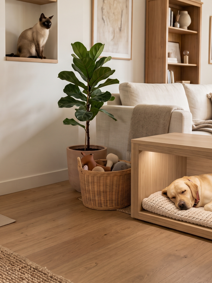 Wonen met een hond of kat, zonder concessies aan je stijl