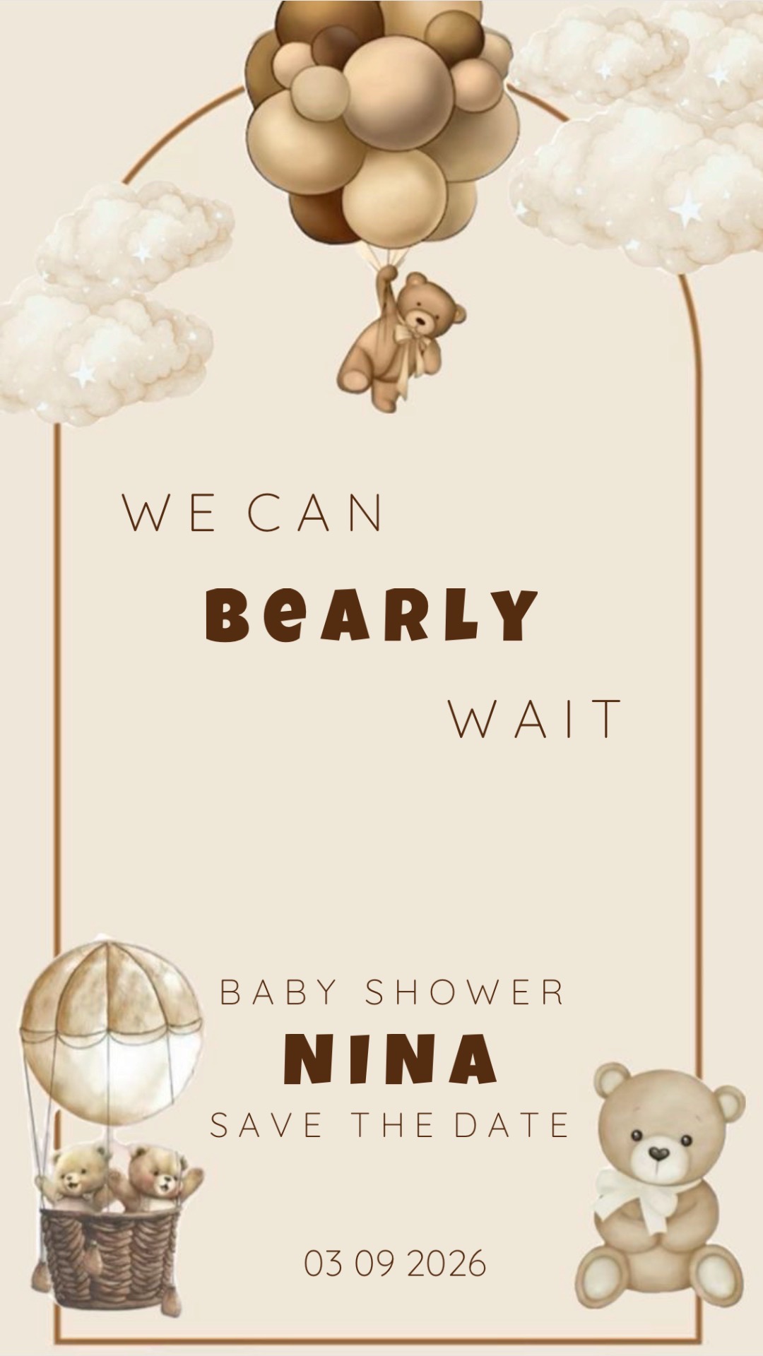 Uitnodiging – Baby shower